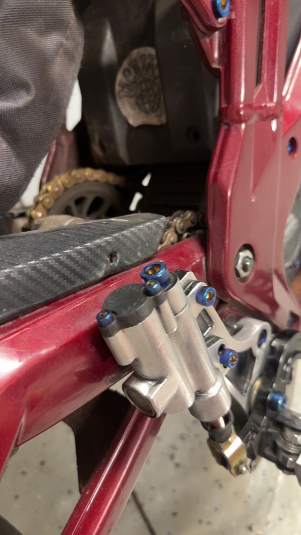 ultimate footbrake titanium bolt kit