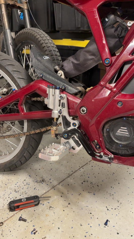 ultimate footbrake titanium bolt kit