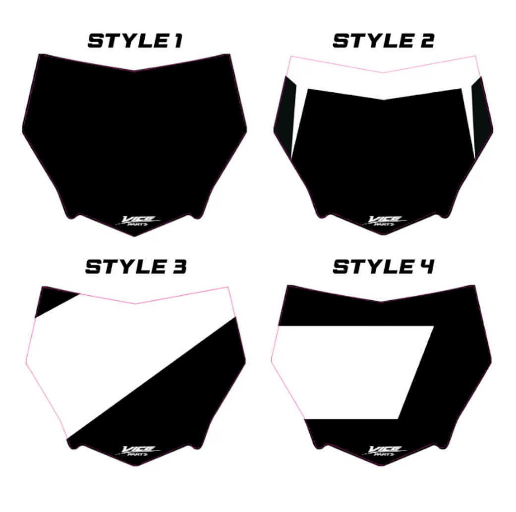 Motocutz Number Plate Decal