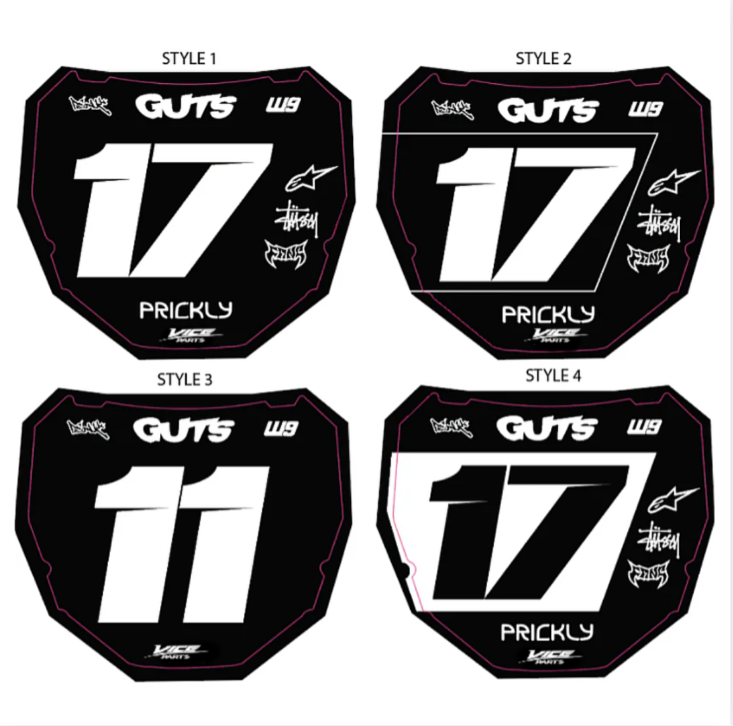 Odi Number Plate Decal